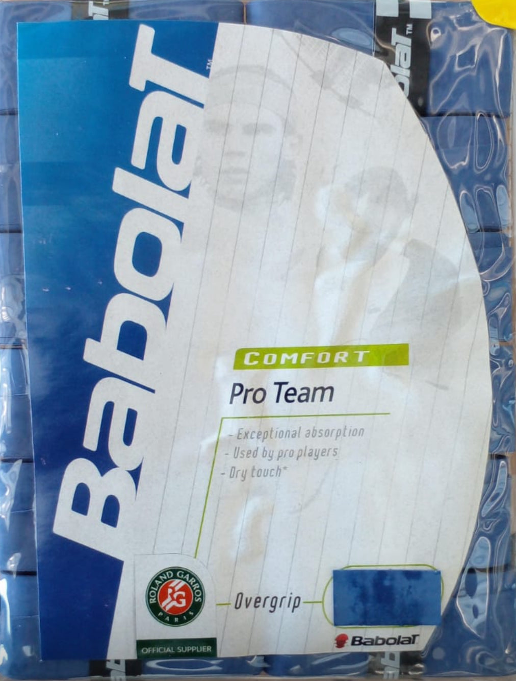 Babolat Pro Team 12 Pack Overgrips - Blue